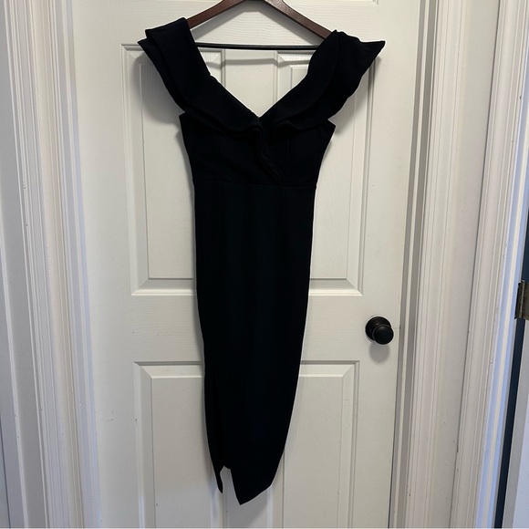 Hello Molly Tokyo Rose Midi dress black Size Small - Picture 4 of 8